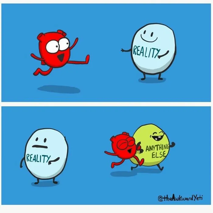 This Artist Perfectly Portrays The Battle Between Our Emotions And Intellect With His 30 Comics (New Pics)
