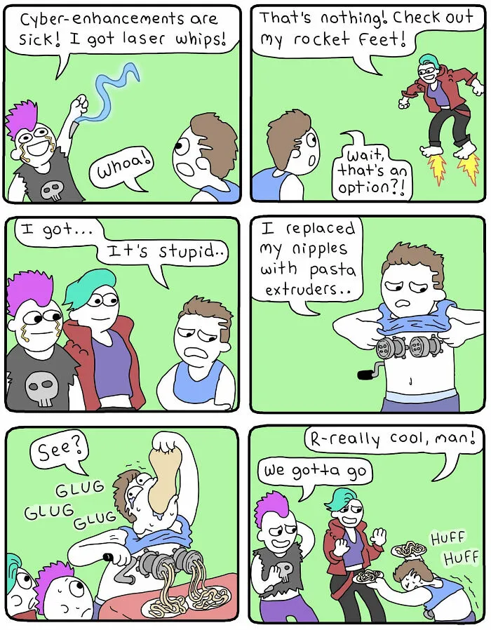 Artist Creates Comics With Absurd Twists And They Might Make You Laugh (32 New Pics)