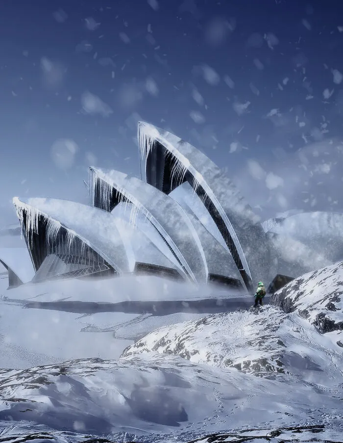 DesignCrowd Challenged Their Community To Change The Location Of Historic Monuments, Here Are 30 Of The Best Submissions