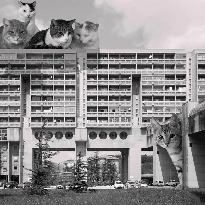 Il Quadrilatero (Ater), Rozzol Melara Complex; Carlo Celli & Luciano Celli, 1969 - 1983, Trieste, Italy
