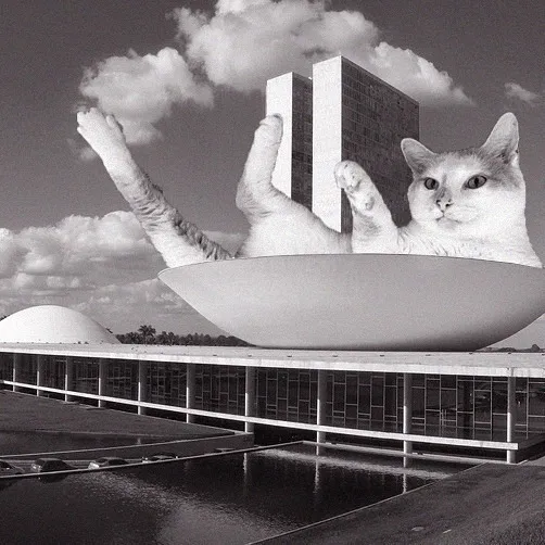 National Congress Of Brasilia; Oscar Niemeyer, 1960, Brasilia, Brazil