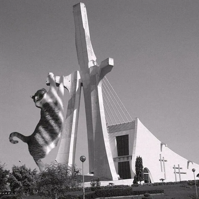 Cathédrale Saint-Paul D'Abidjan; Aldo Spirito, 1985, Abidjan, Côte D'ivoire