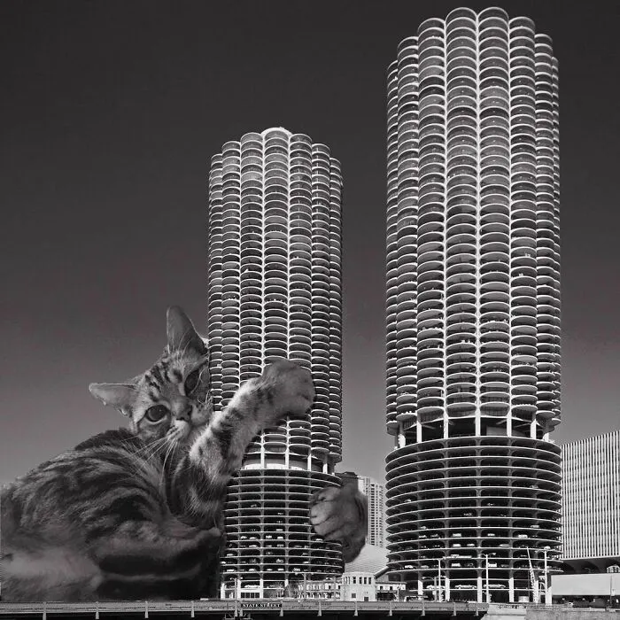 Marina City; Bertrand Goldberg, 1964-68, Chicago, Illinois