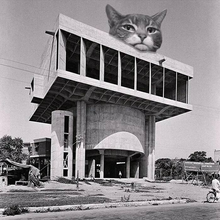 Shri Ram Center For Art And Culture; Shiv Nath Prasad & Mahendra Raj, 1969, New Delhi, India