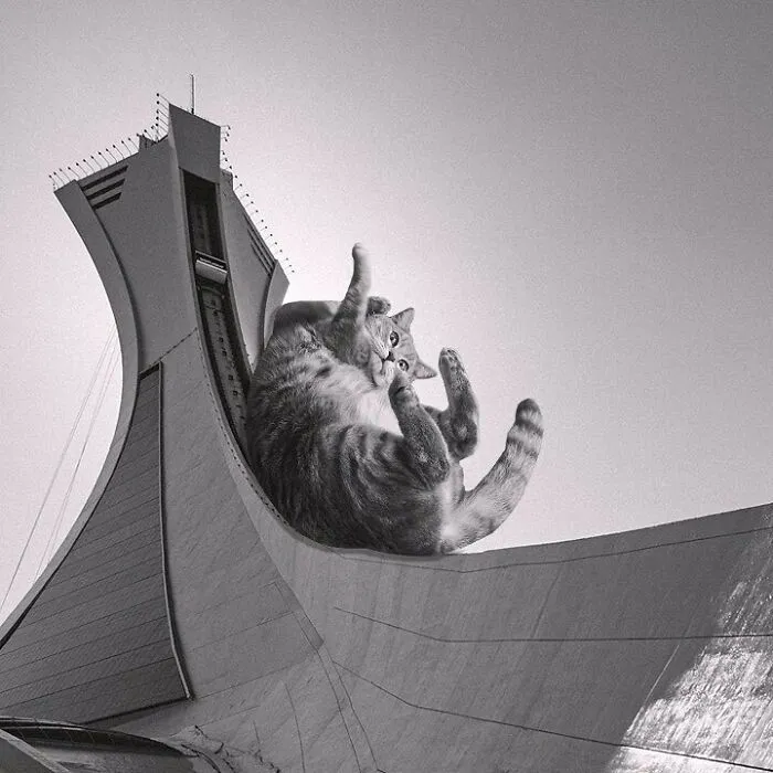Montreal Olympic Stadium; Roger Taillibert, 1976, Montreal, Canada