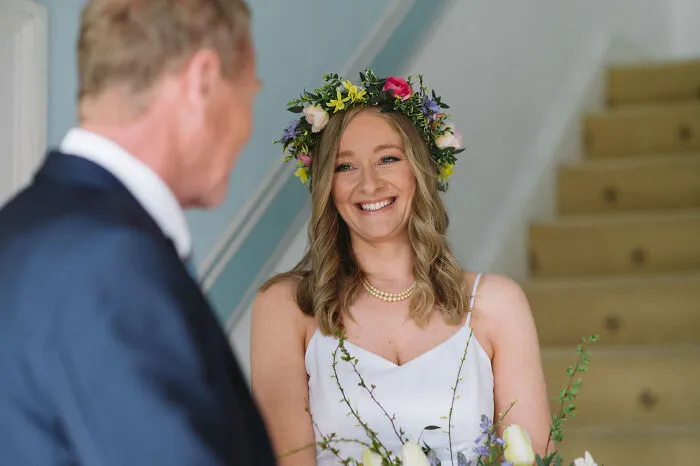 First Look With The Father Of The Bride