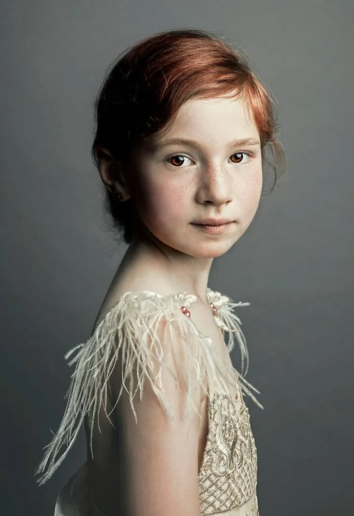 Girl With Feather (Commended In Portraiture)