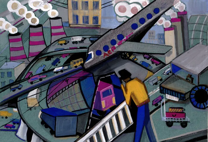An Artist Who Turned To Painting After Finishing Her Studies In Radiation Chemistry