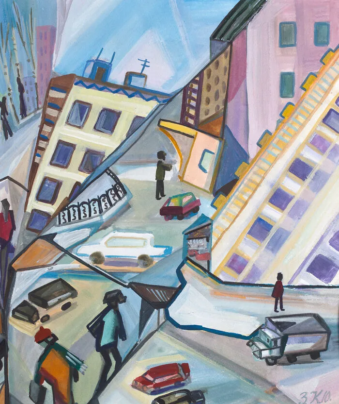 An Artist Who Turned To Painting After Finishing Her Studies In Radiation Chemistry