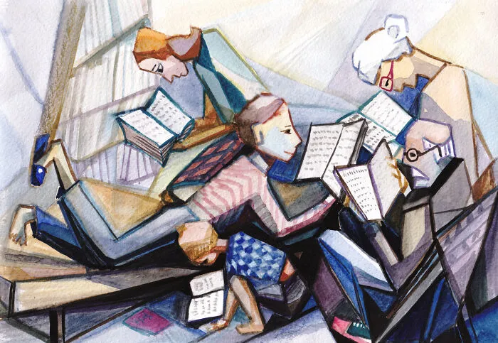 An Artist Who Turned To Painting After Finishing Her Studies In Radiation Chemistry