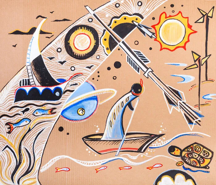 An Artist Who Turned To Painting After Finishing Her Studies In Radiation Chemistry