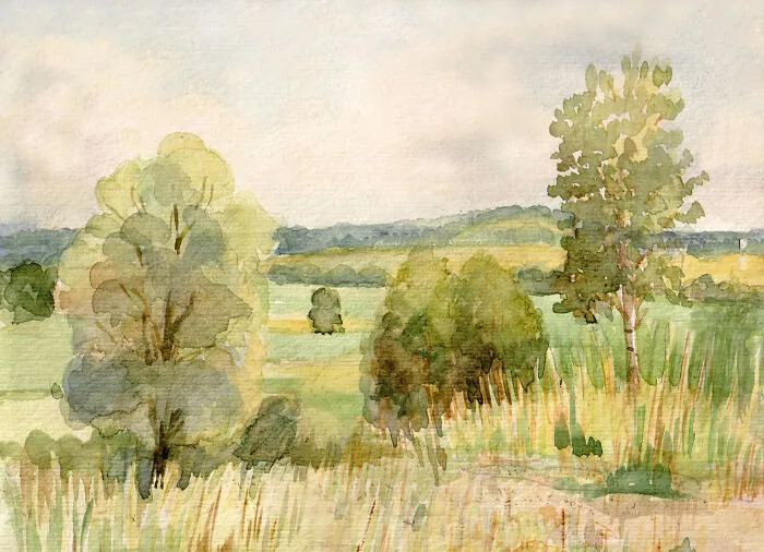 An Artist Who Turned To Painting After Finishing Her Studies In Radiation Chemistry