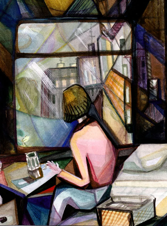 An Artist Who Turned To Painting After Finishing Her Studies In Radiation Chemistry