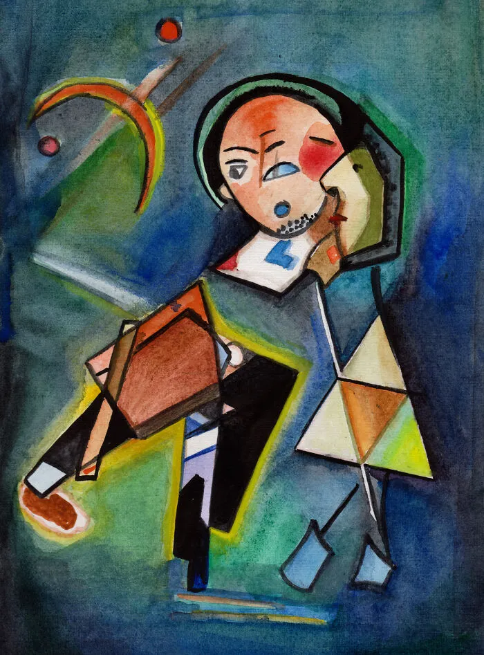 An Artist Who Turned To Painting After Finishing Her Studies In Radiation Chemistry