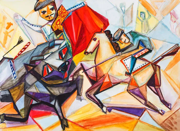 An Artist Who Turned To Painting After Finishing Her Studies In Radiation Chemistry