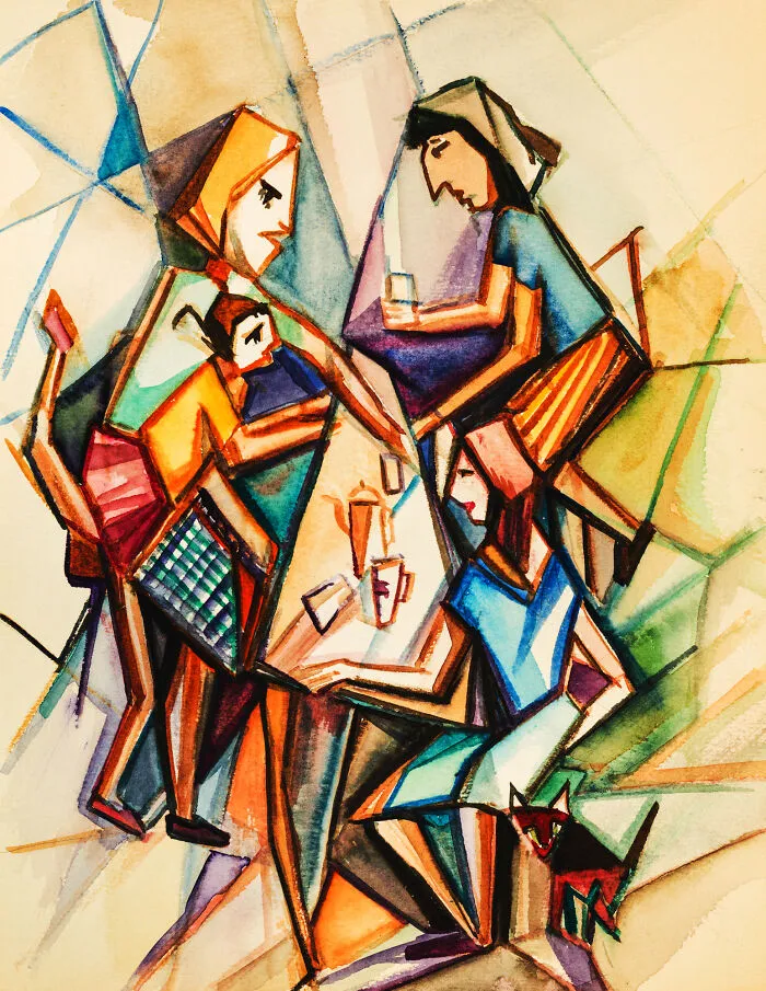 An Artist Who Turned To Painting After Finishing Her Studies In Radiation Chemistry