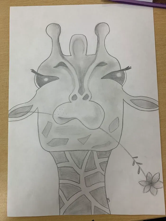 A Rather Judgmental Giraffe