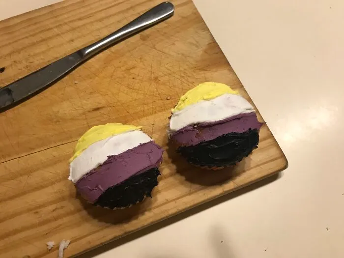 My Friend Said They Were Non Binary So I Made Cupcakes