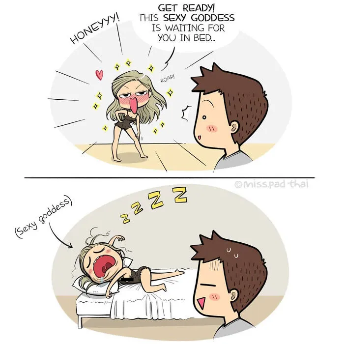 This Artist Captures Her Life With Her Boyfriend In Funny And Sometimes Spicy Comics (New Pics)