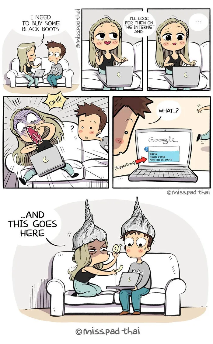This Artist Captures Her Life With Her Boyfriend In Funny And Sometimes Spicy Comics (New Pics)