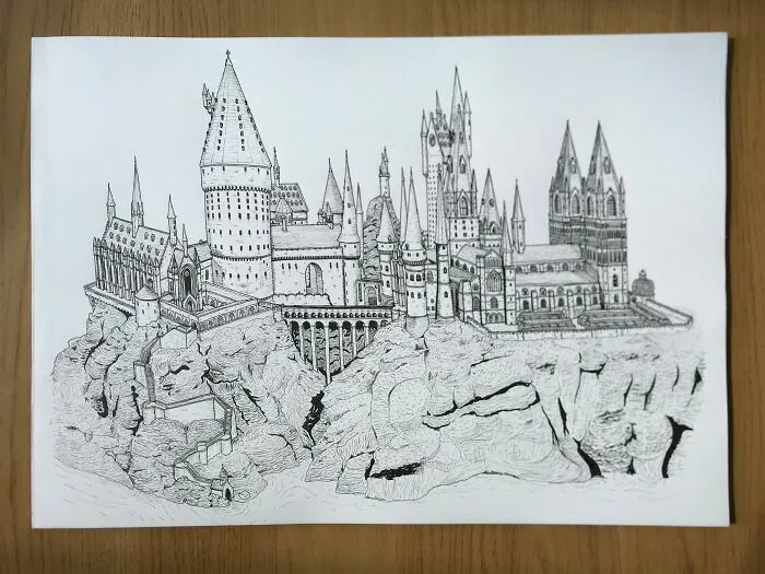 Hogwarts (Pen On Paper)