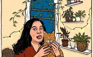 My Series Of Illustrations Looking At The Relationships Of People And Their Pets In The Lockdown (16 Pics)