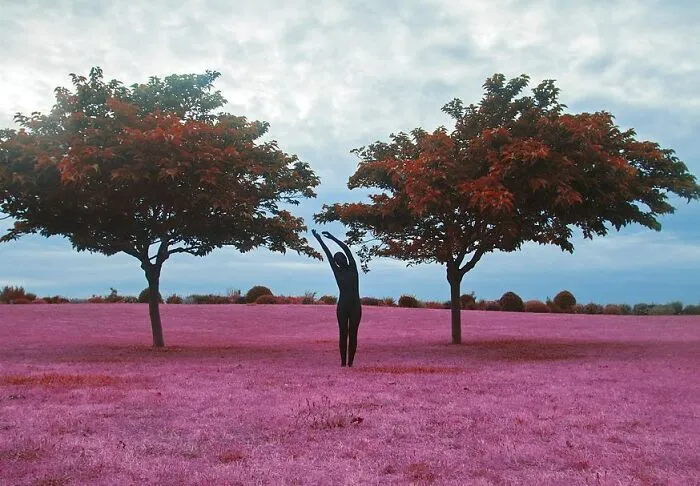 30 Surreal Self-Portraits Wearing Full-Body Suits That Suggest Strangeness, Otherworldliness, And Isolation