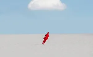 30 Surreal Self-Portraits Wearing Full-Body Suits That Suggest Strangeness, Otherworldliness, And Isolation