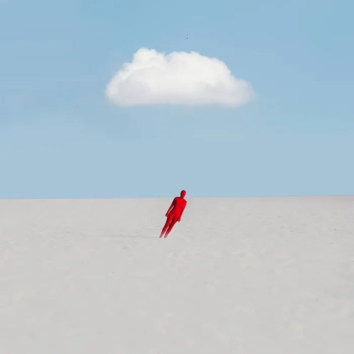 30 Surreal Self-Portraits Wearing Full-Body Suits That Suggest Strangeness, Otherworldliness, And Isolation