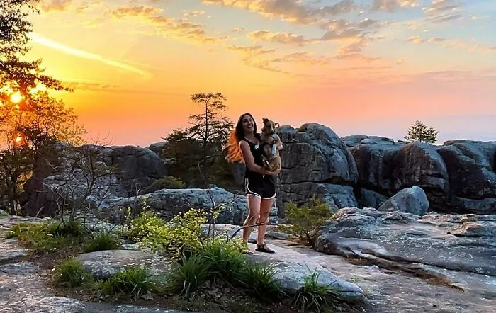 Este perro callejero siguió a esta chica mientras estaba de excursión, y al final lo adoptó (21 fotos)