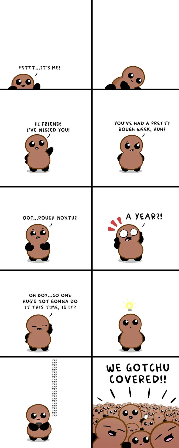 These Artists Create Pure And Uplifting Comics To Make People Smile, And Their 474K Instagram Followers Love It (30 Pics)