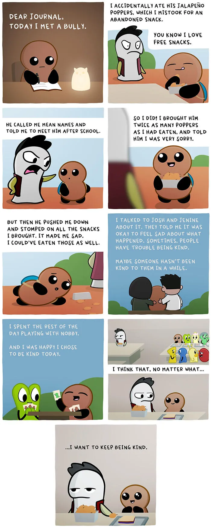 These Artists Create Pure And Uplifting Comics To Make People Smile, And Their 474K Instagram Followers Love It (30 Pics)