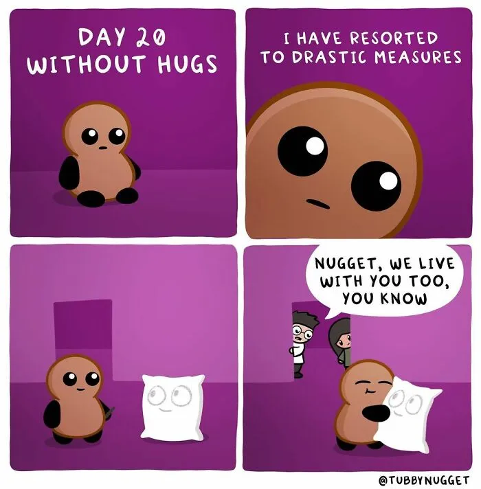 These Artists Create Pure And Uplifting Comics To Make People Smile, And Their 474K Instagram Followers Love It (30 Pics)