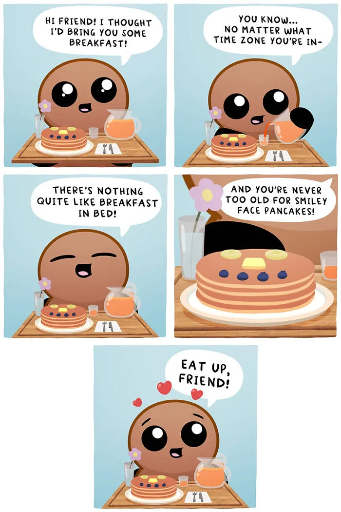 These Artists Create Pure And Uplifting Comics To Make People Smile, And Their 474K Instagram Followers Love It (30 Pics)