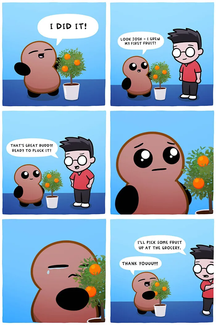 These Artists Create Pure And Uplifting Comics To Make People Smile, And Their 474K Instagram Followers Love It (30 Pics)