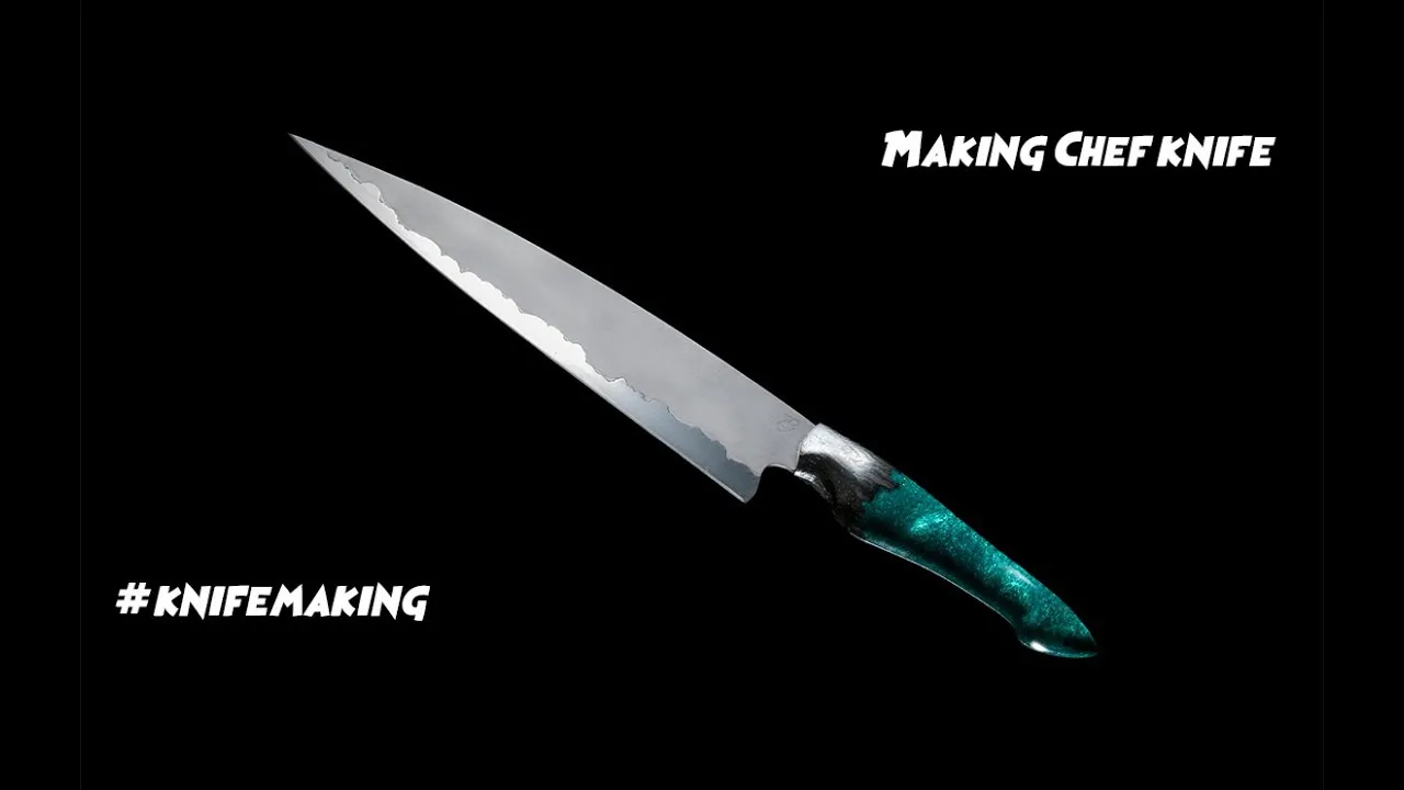 I've Made Beautiful Knife From Old Rusty Steel Plate