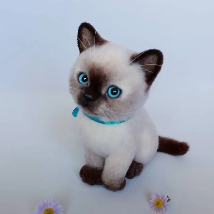 Artist Makes Hyper-Realistic Wool Animal Sculptures Through Needle Felting (46 New Pics)