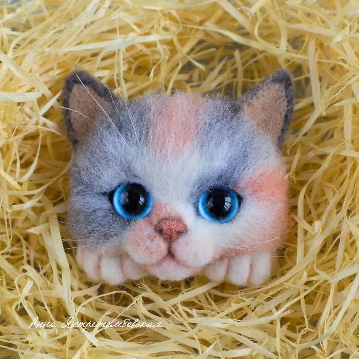 Artist Makes Hyper-Realistic Wool Animal Sculptures Through Needle Felting (46 New Pics)