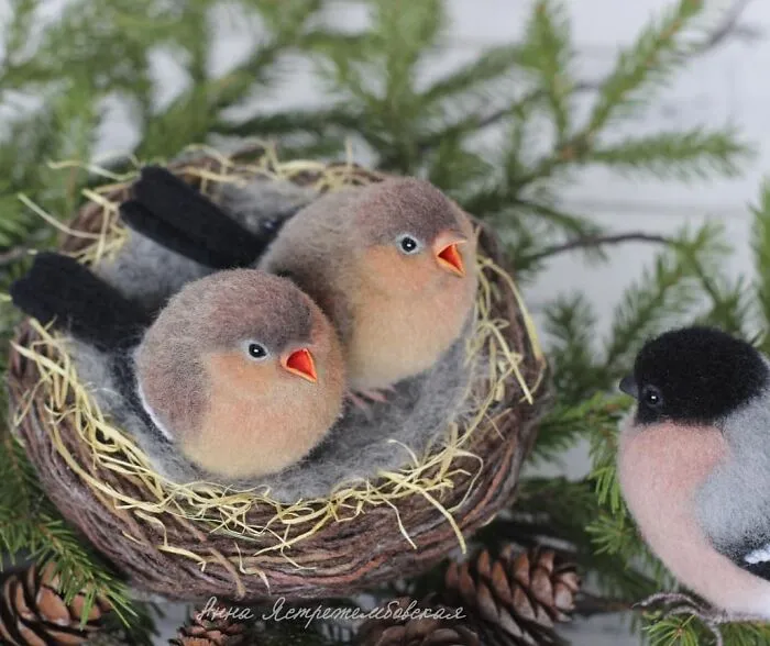 Artist Makes Hyper-Realistic Wool Animal Sculptures Through Needle Felting (46 New Pics)