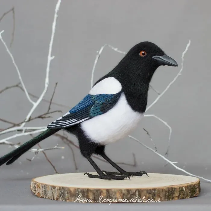 Artist Makes Hyper-Realistic Wool Animal Sculptures Through Needle Felting (46 New Pics)