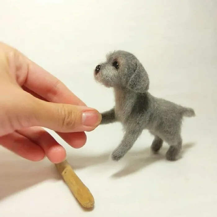 Artist Makes Hyper-Realistic Wool Animal Sculptures Through Needle Felting (46 New Pics)