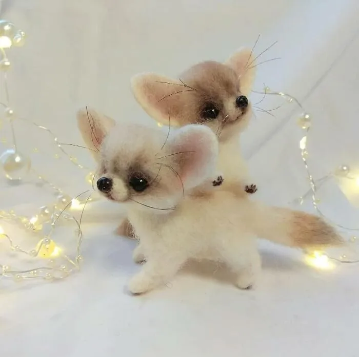 Artist Makes Hyper-Realistic Wool Animal Sculptures Through Needle Felting (46 New Pics)
