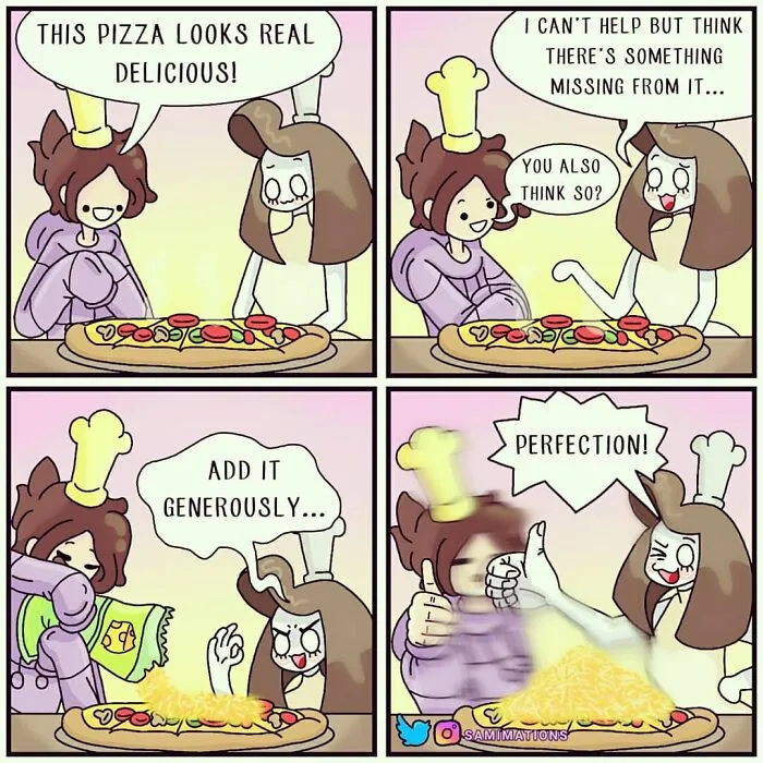 A Normal Pizza Is Considered A Great Pizza, But An Extra Cheese Pizza Is Honestly Terrific
