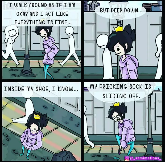 They Just Slide Off Me...