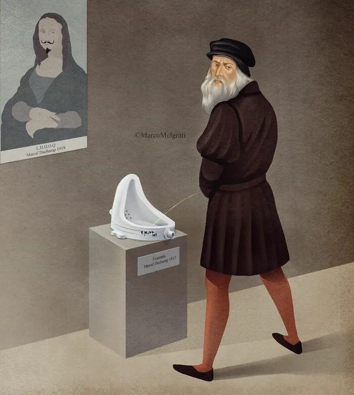 Hago ilustraciones sobre la triste realidad de la vida moderna, que muestran a nuestra sociedad de forma crítica