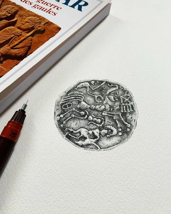 My 30 Stippling Drawings That Are Composed Of Millions Of Dots