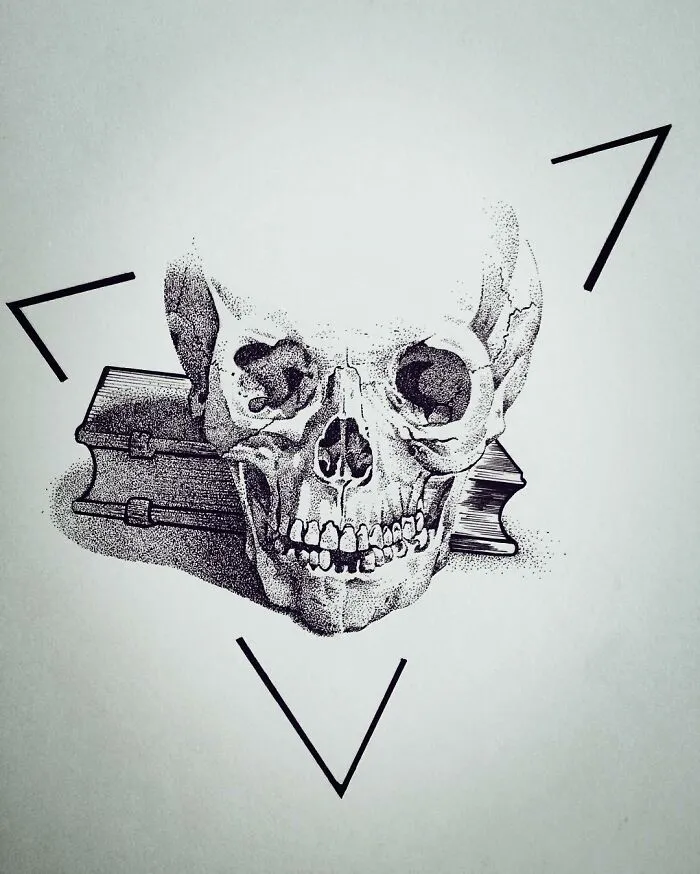 My 30 Stippling Drawings That Are Composed Of Millions Of Dots