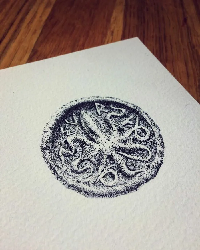 My 30 Stippling Drawings That Are Composed Of Millions Of Dots