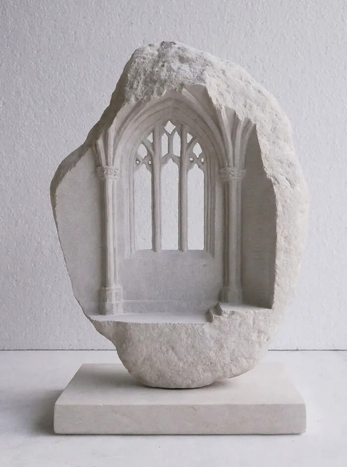 Artist Sculpts Incredible Architectural Spaces That Are Carved Into Marble And Stone (30 New Pics)