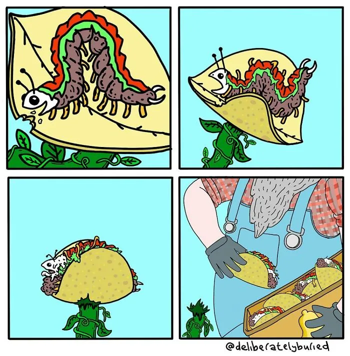 30 Funny Comics For Those With A Darker Sense Of Humor By "Deliberately Buried Comics"